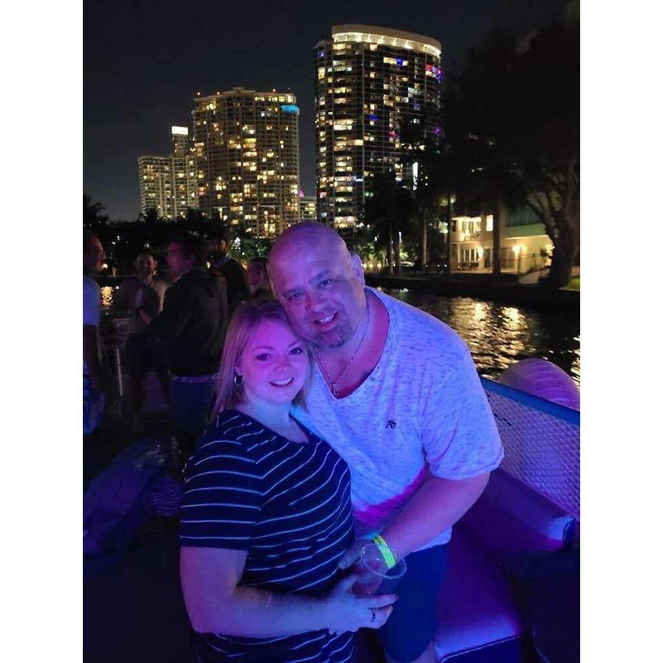 A very fun boat cruise in Florida.