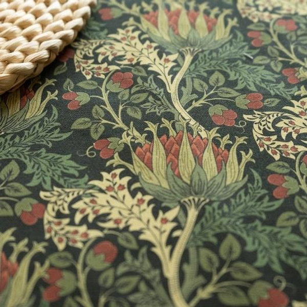 Custom Size Cotton Tablecloth, Square Round or Rectangle Table Cover, Scottish Thistle by William Morris, Mother's Day Gifts