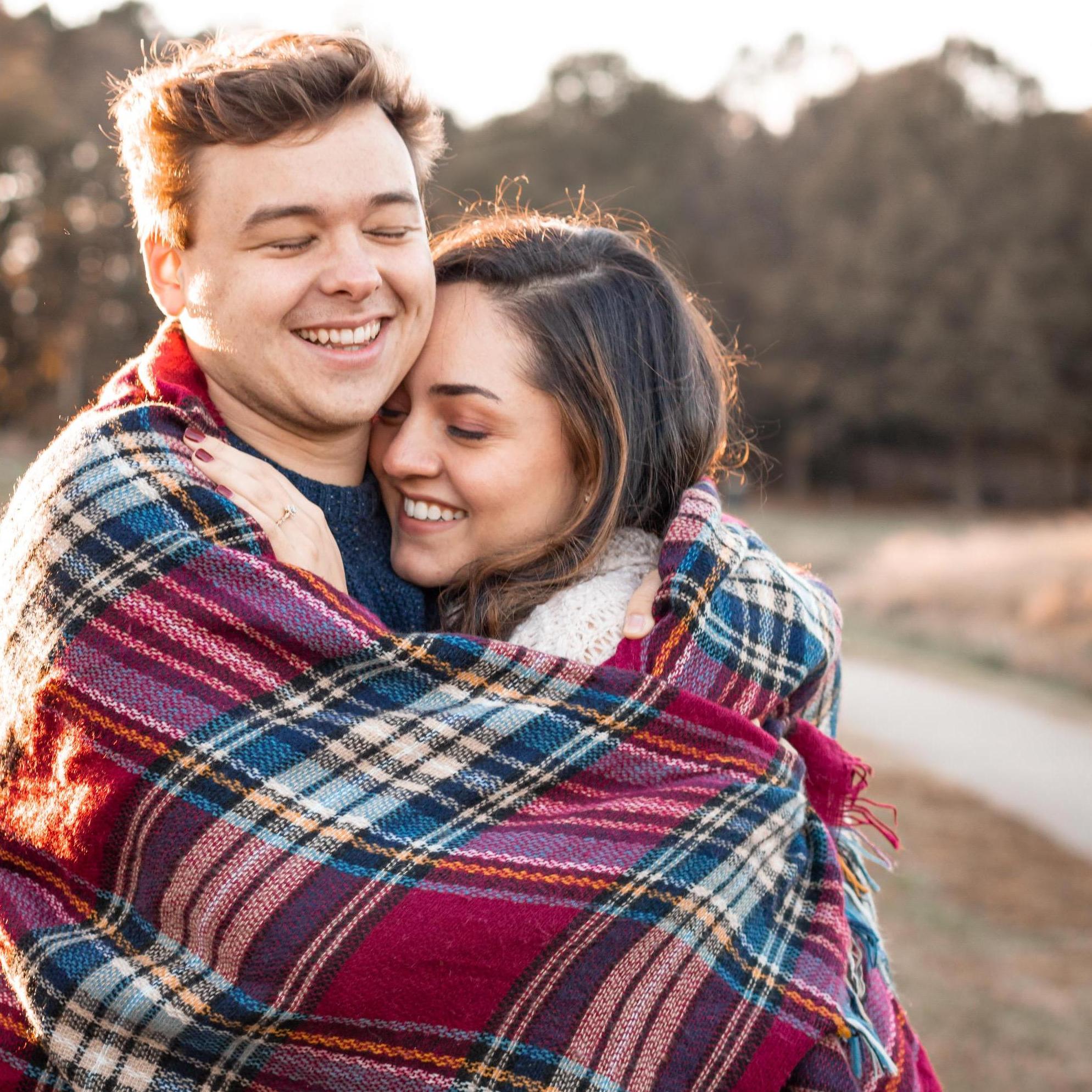One of our favorites from our photo session with our wedding photographer, Rachel Miller!