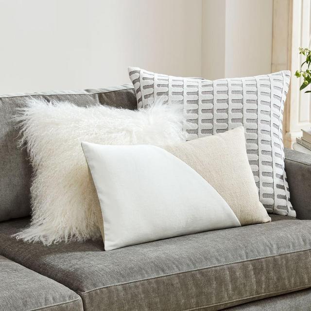 Color Crush Pillow Set - Stone White