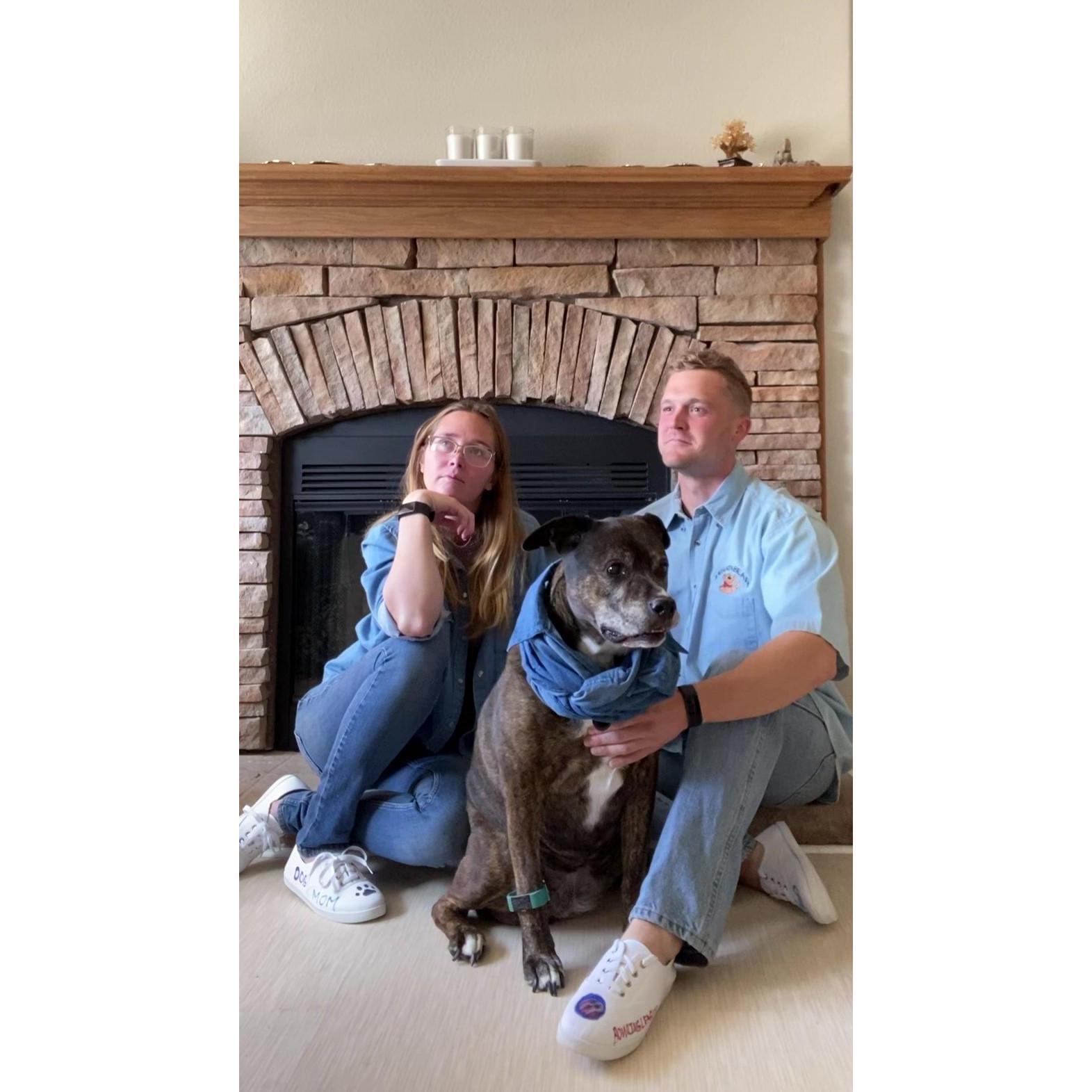 The first family photo. Not sponsored by Fitbit - yet...