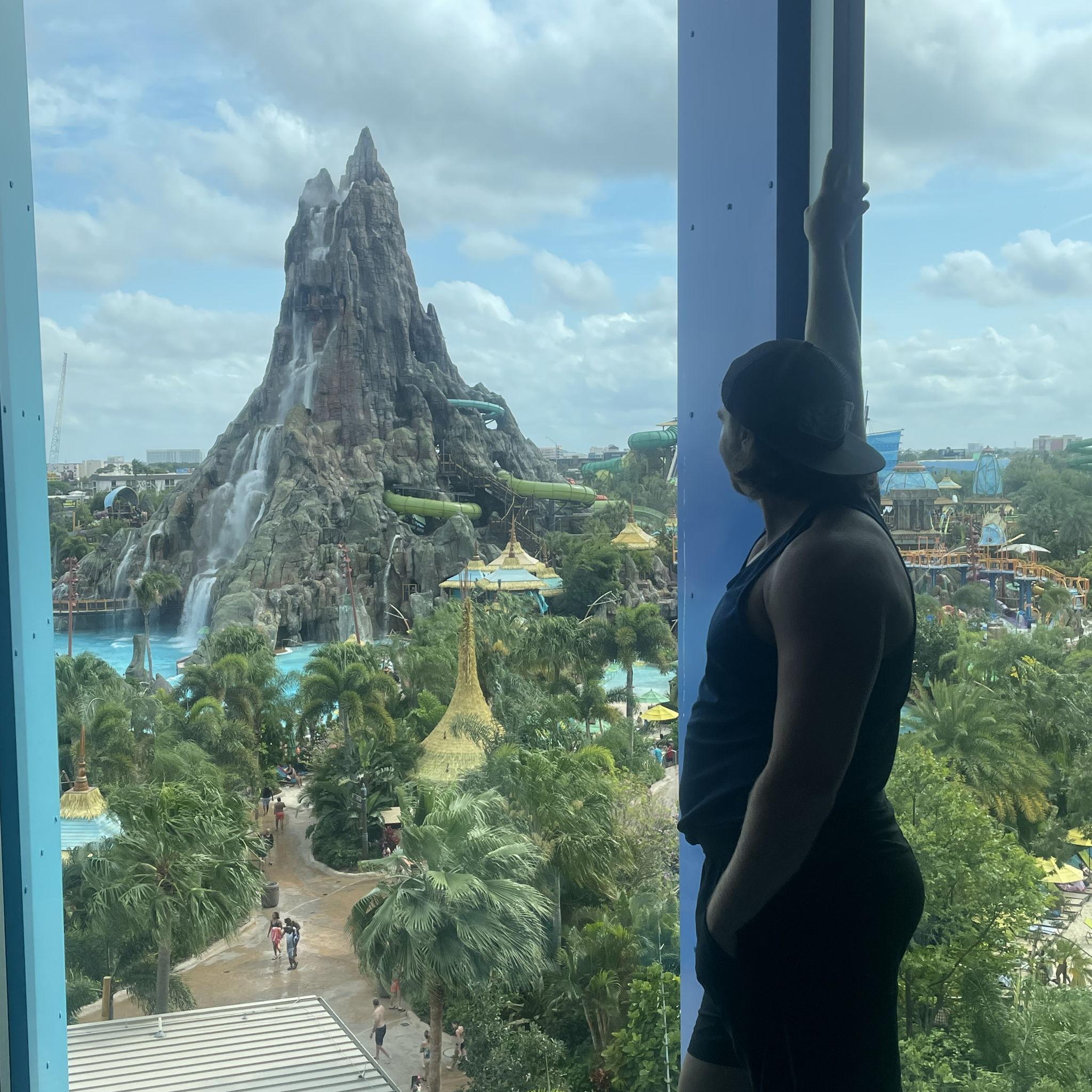 Jason's favorite birthday gift, trip to Orlando, FL.