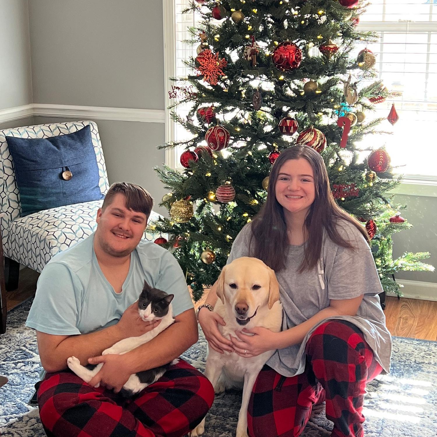 Our first Christmas together as a family