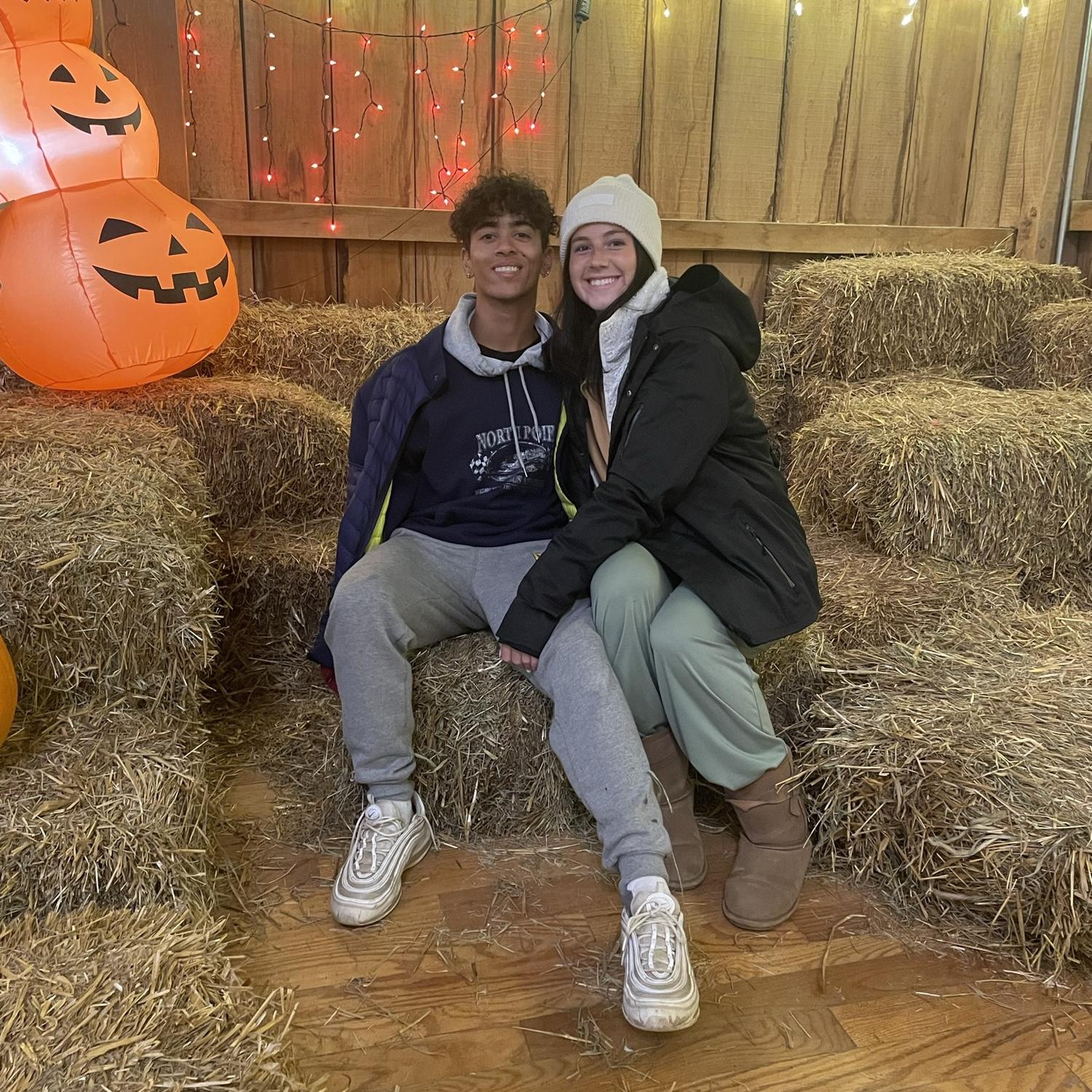 This was a haunted house with Julz and Jay :)