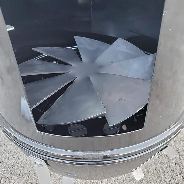 Hunsaker Smokers Vortex Plate Heat Deflector for 14.5" WSM (Measures 12" OD)