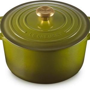 Le Creuset Enameled Cast Iron Signature Deep Round Oven, 6.5 qt., Olive