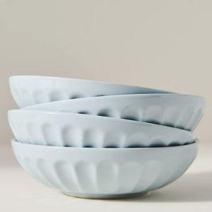 The Latte Stoneware Pasta Bowls, Set of 4: Amelie Edition