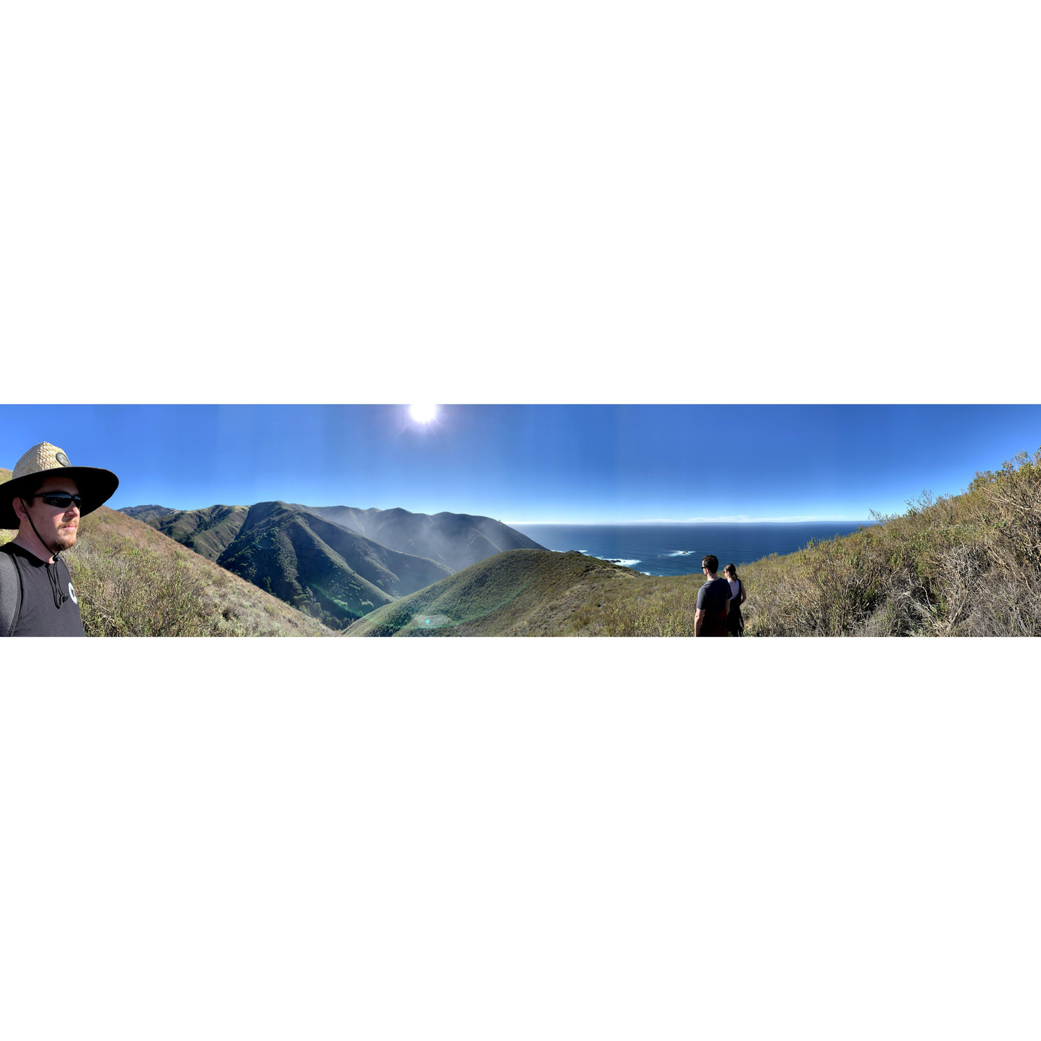 Hiking Big Sur, Garrapata, with Tiffany and Willy