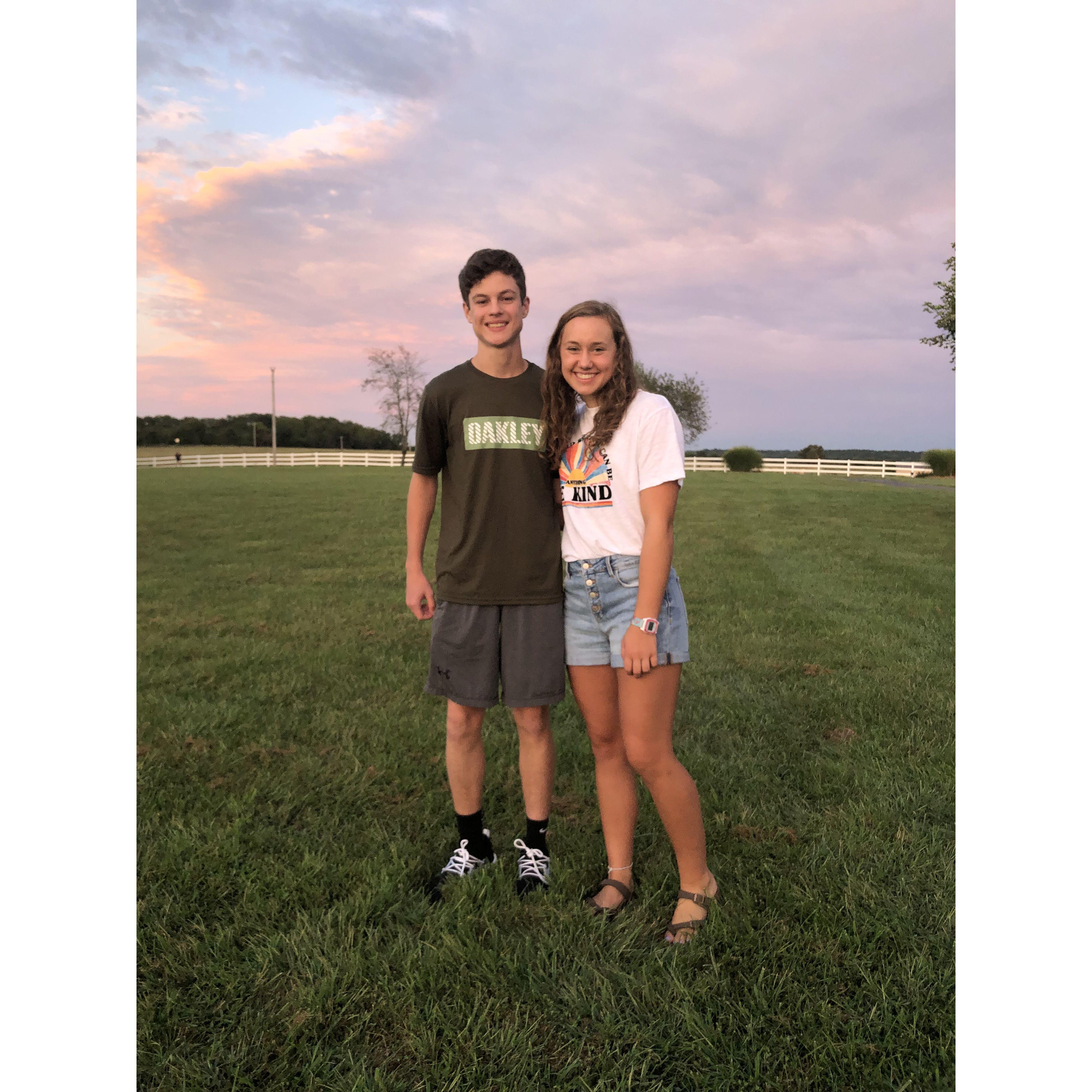 our first picture together!