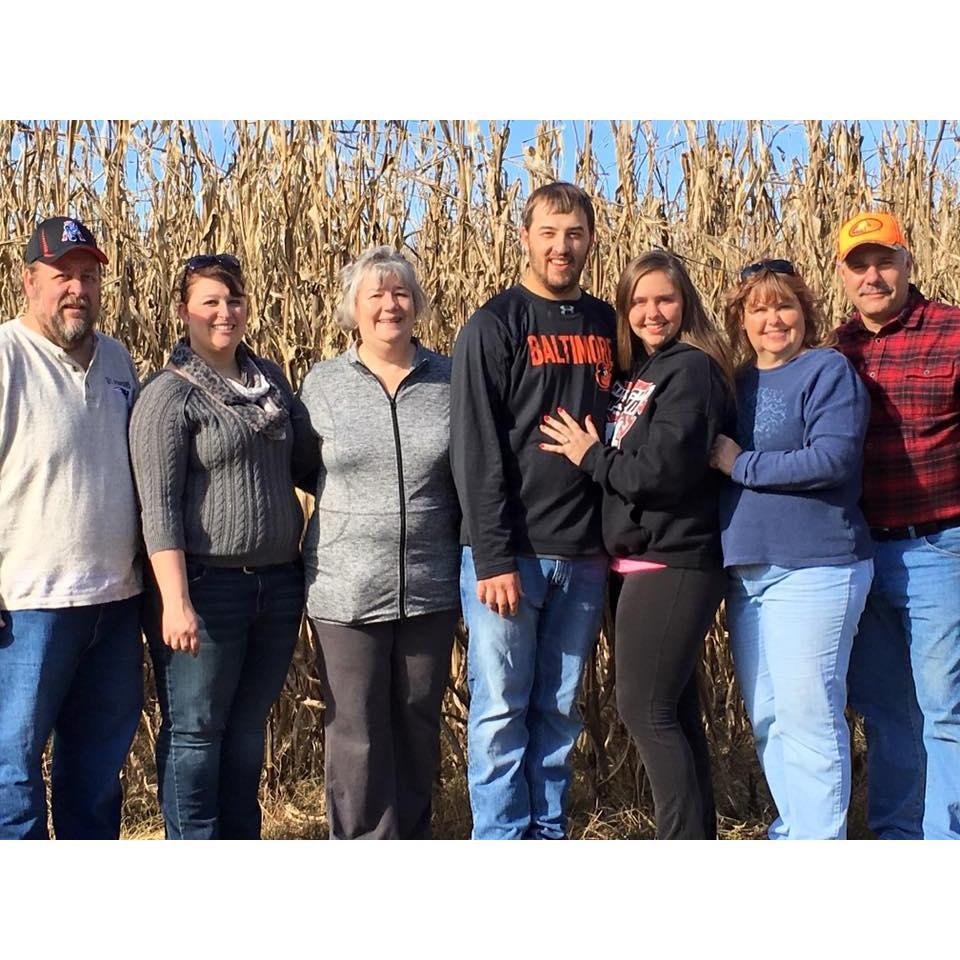 Both families (except my brother) after the proposal happened. Jellystone Campground, Quarryville PA. October 31, 2015