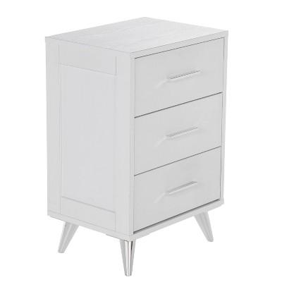 Olen Storage Nightstand White - Aiden Lane