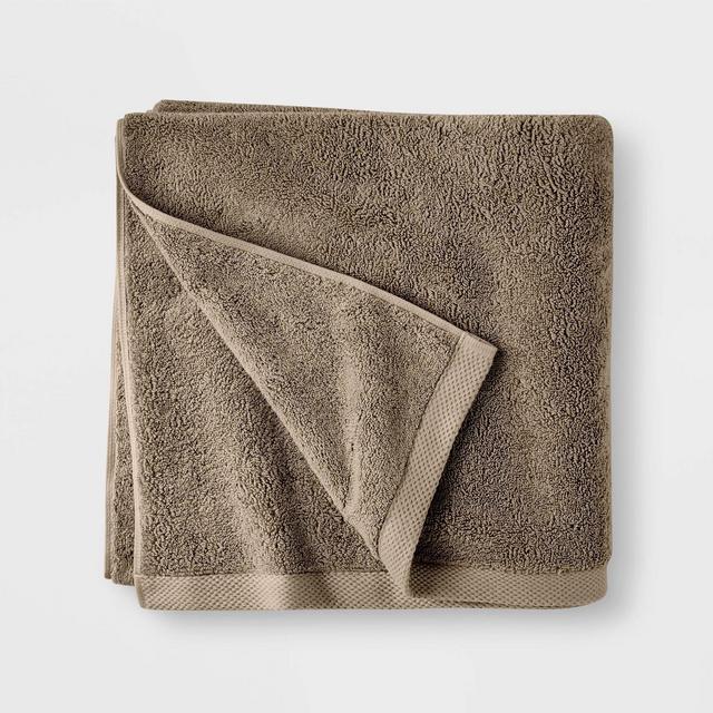 Organic Bath Towel Dark Sand - Casaluna™