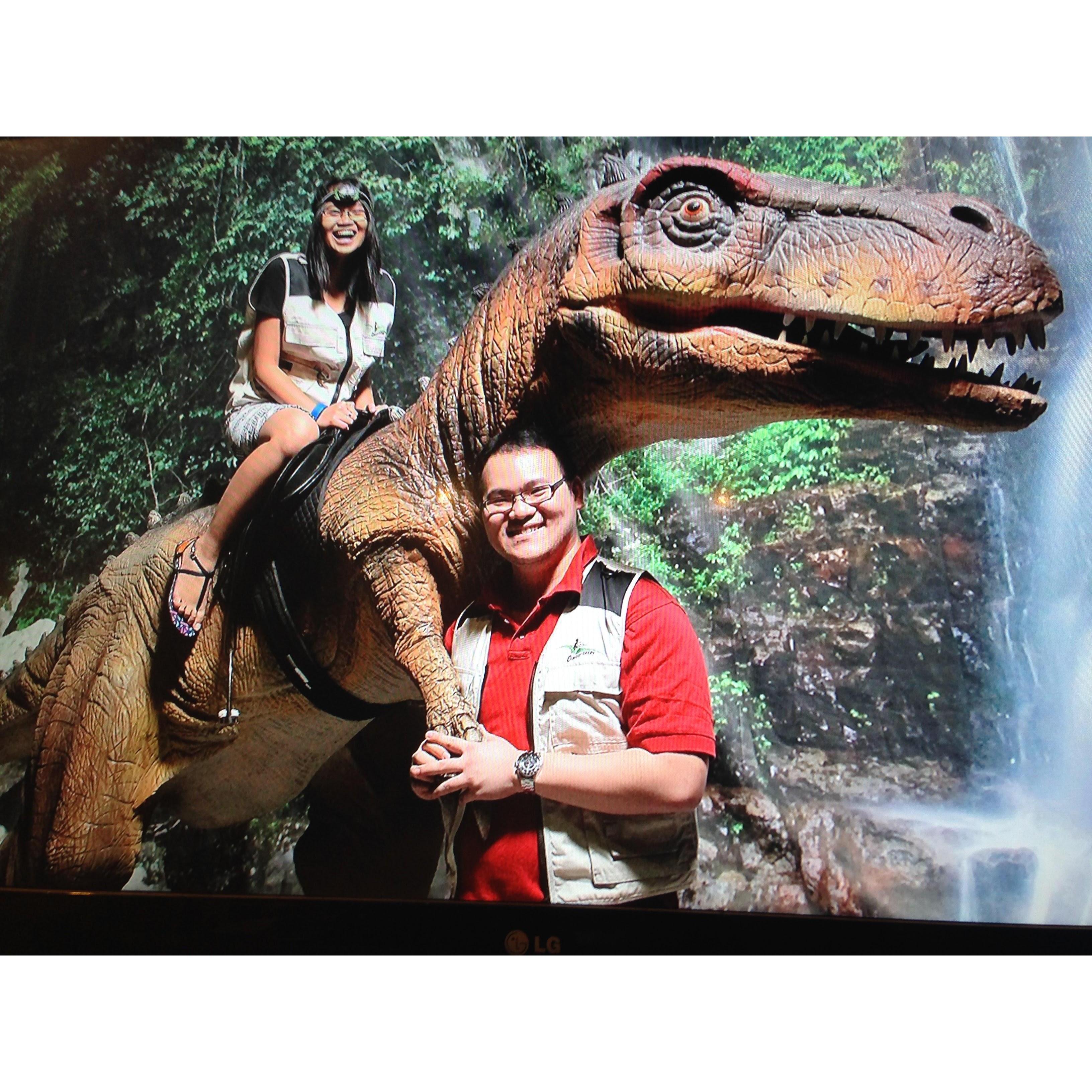 Fun date night. Not the last time we pretended to be dinosaur experts. Our adventure's only beginning!