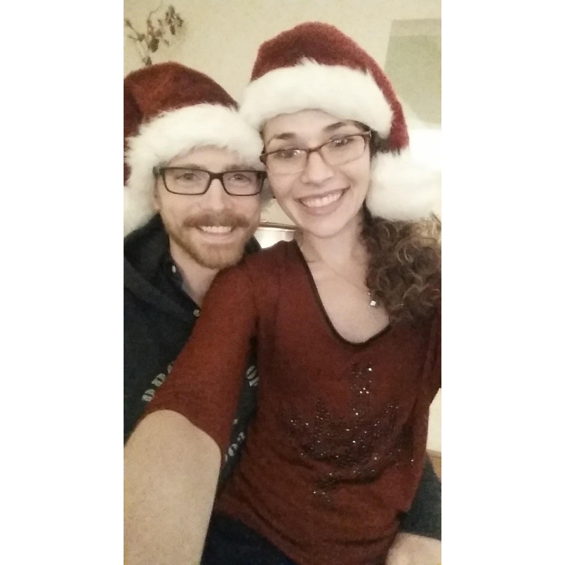 Our first Christmas together, 2016
