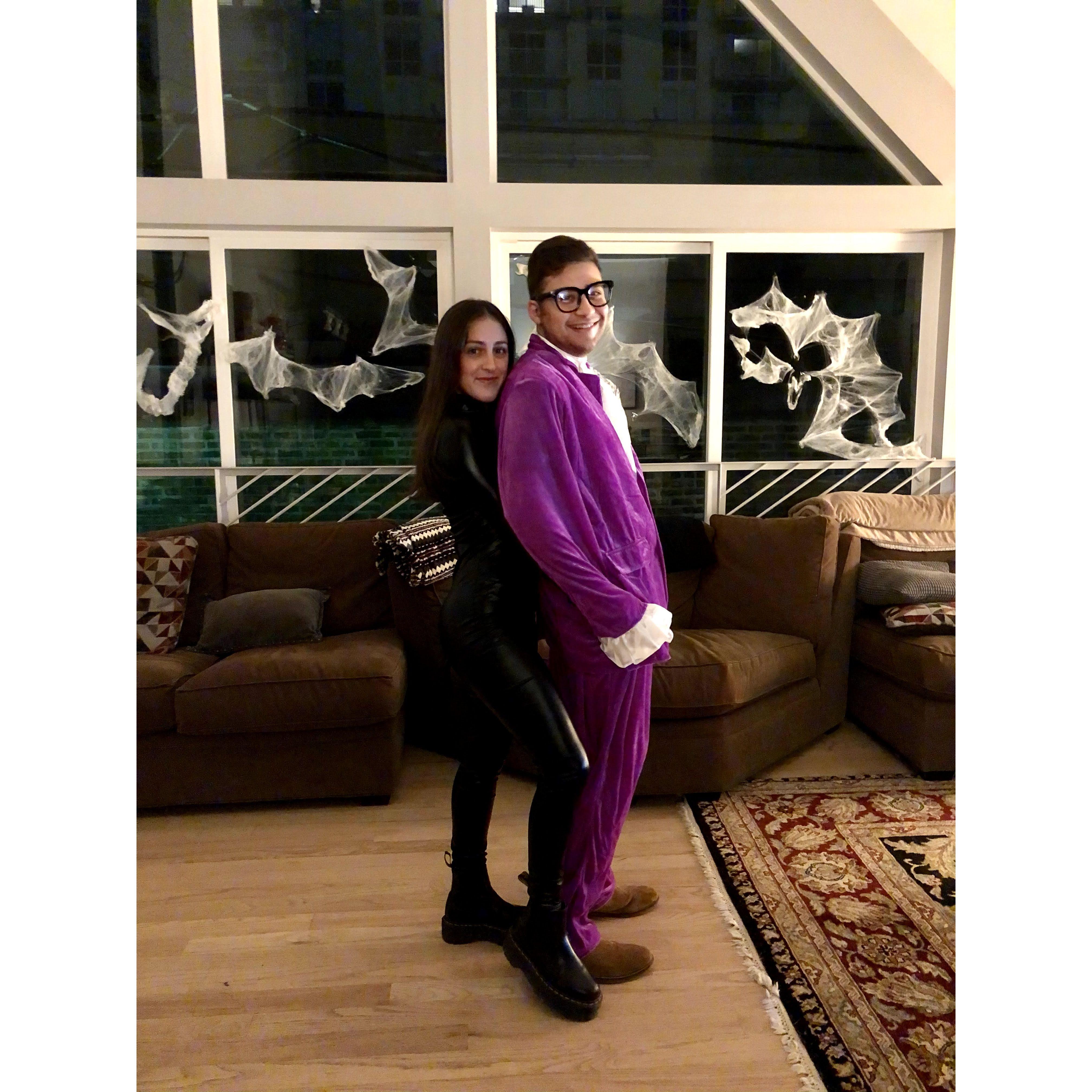 Halloween 2020 - Austin Powers and Vanessa Kensington (but we know her as Diana Payne, iykyk)