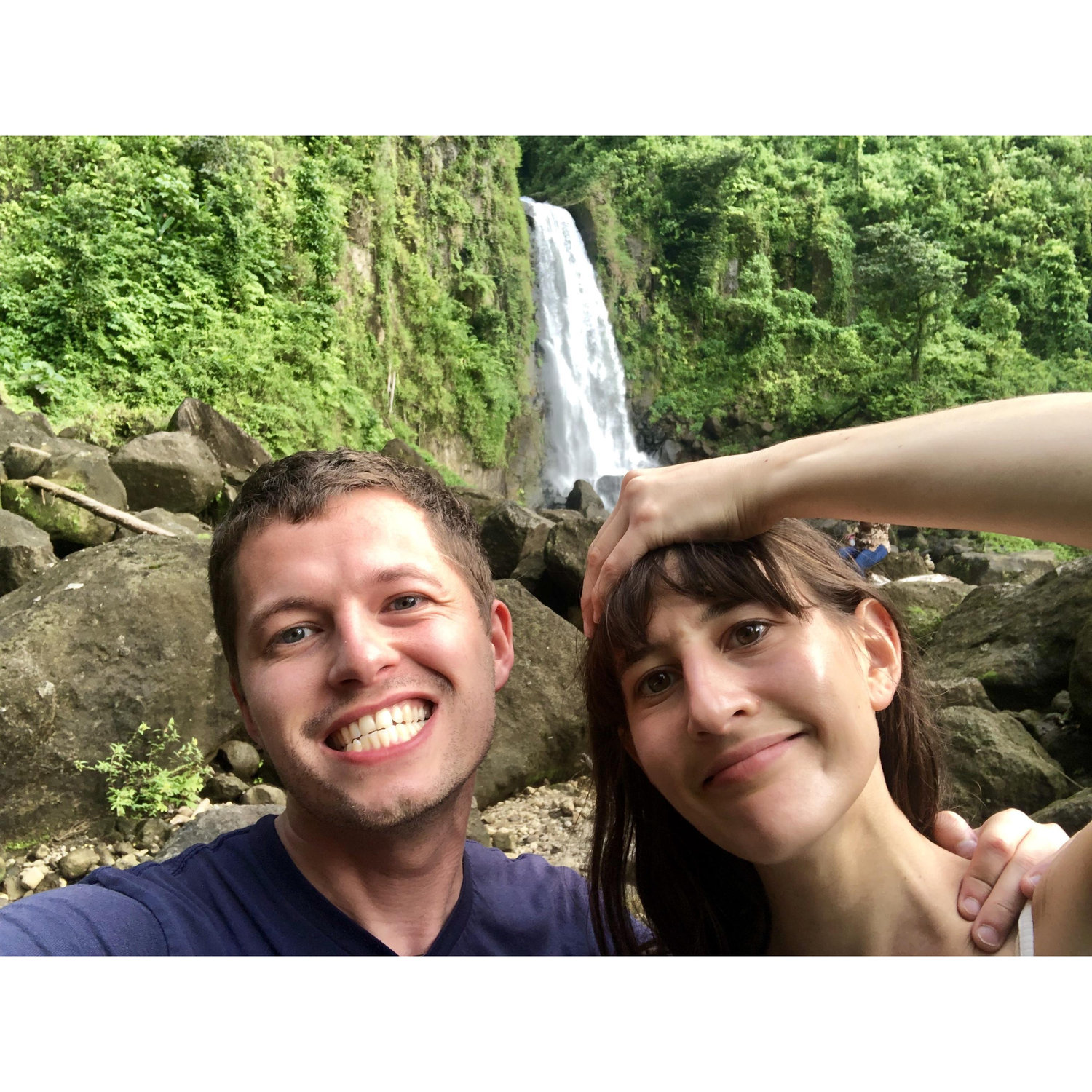In Dominica. I'm not entirely sure what vibe we're going for here...