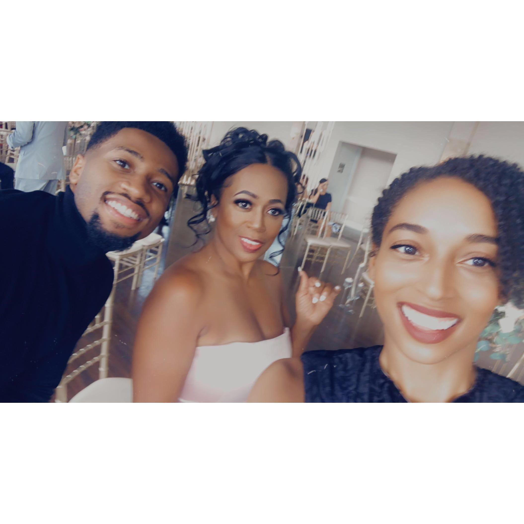 Wedding with Keith's mom as a bridesmaid!