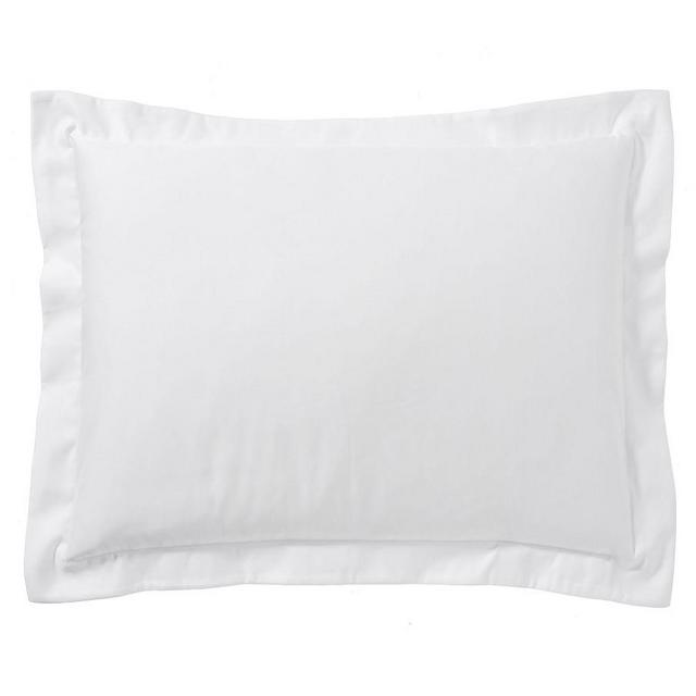 1000-Thread-Count Sateen Sham, Standard, White