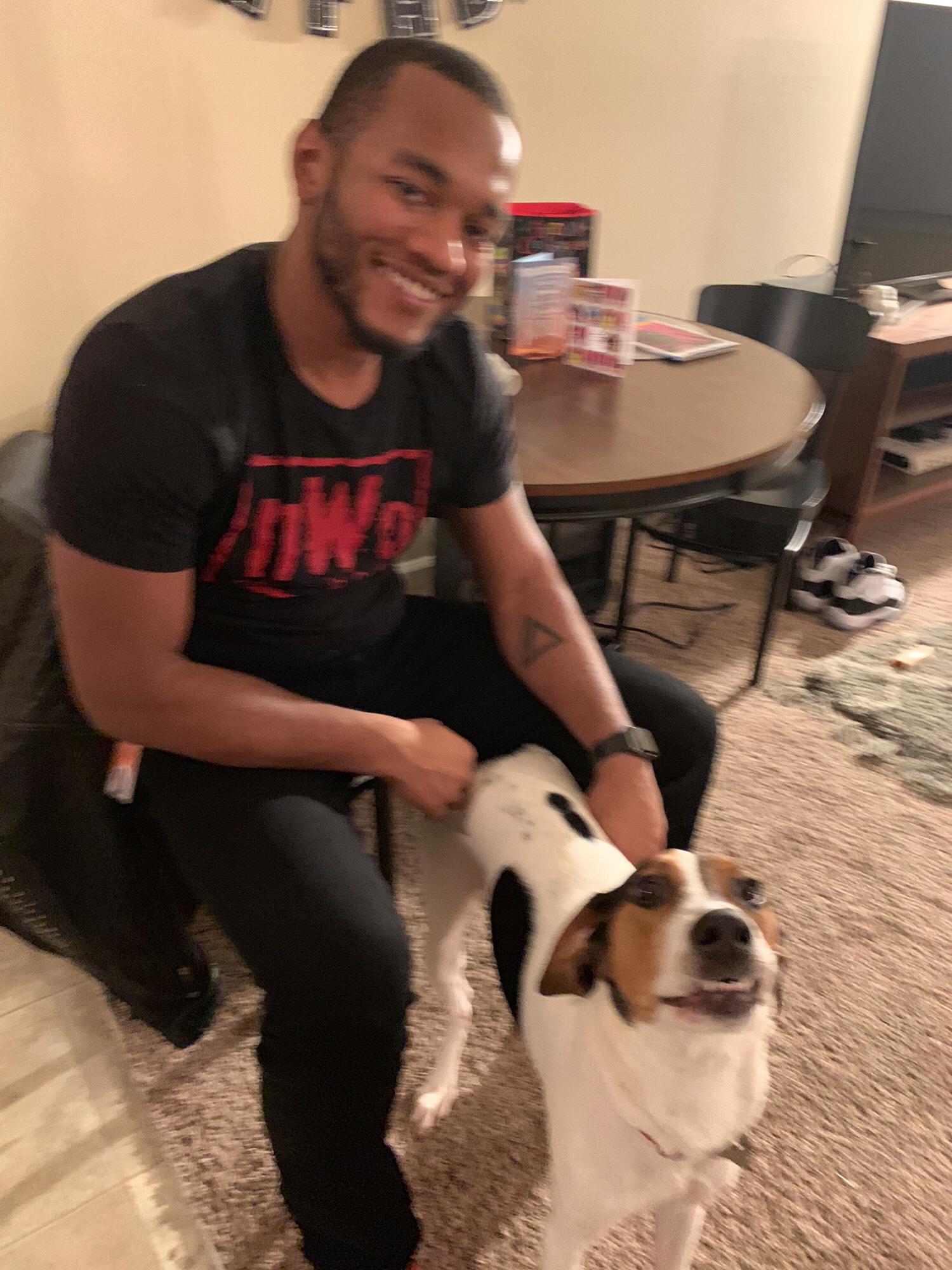 Lucy wishing Joe happy birthday!