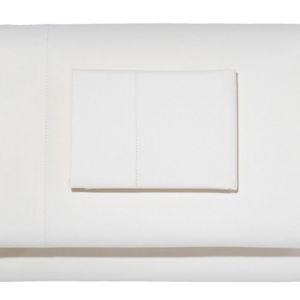 White, Queen, L.L. Bean, 280-Thread-Count Pima Cotton Percale Sheet Set
