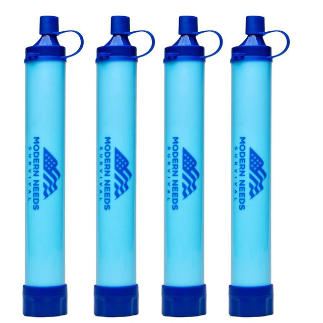 Ready Filter — Personal Water Filter Straw for Your Backpacking Gear | Water Filtration System Survival for Outdoor & Camping Supplies | Ultralight, Portable, and Durable Emergency Water Purifier