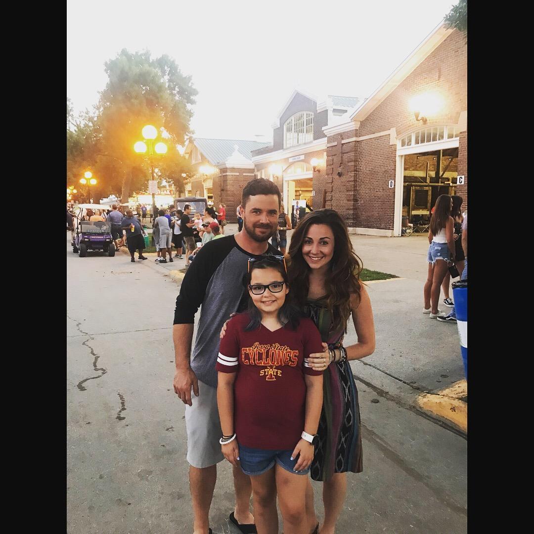 Checking out the Iowa State Fair
