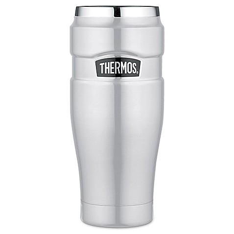 thermos - Thermos® Stainless Steel King™ 16 oz. Vacuum Insulated Travel Tumbler in Stainless Steel