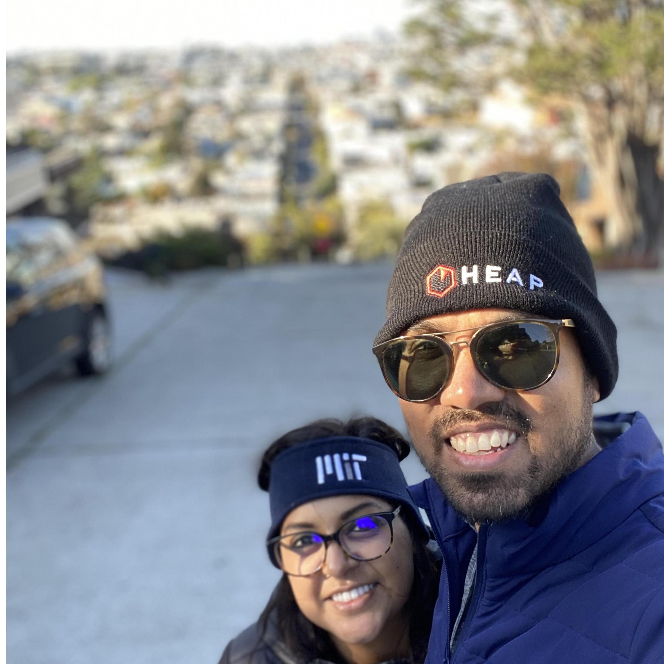 Daily socially distanced outdoor walks became a part of our daily pandemic routine. Dolores Heights, Mission District, San Francisco