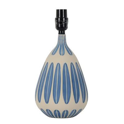 Small Retro Pattern Ceramic Table Lamp Base Blue (Includes Energy Efficient Bulb)- Project 62™