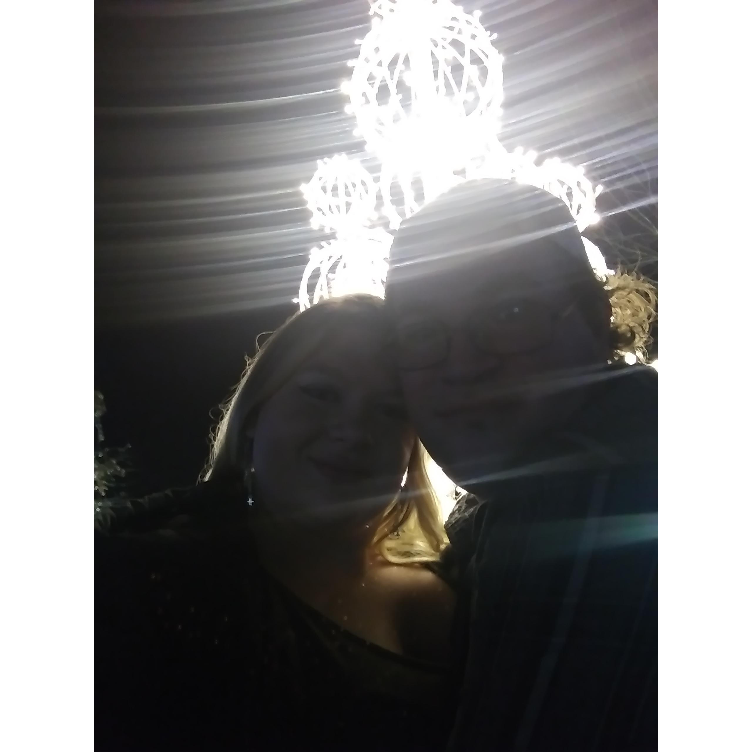 Dinner out with my hunny on a cold night