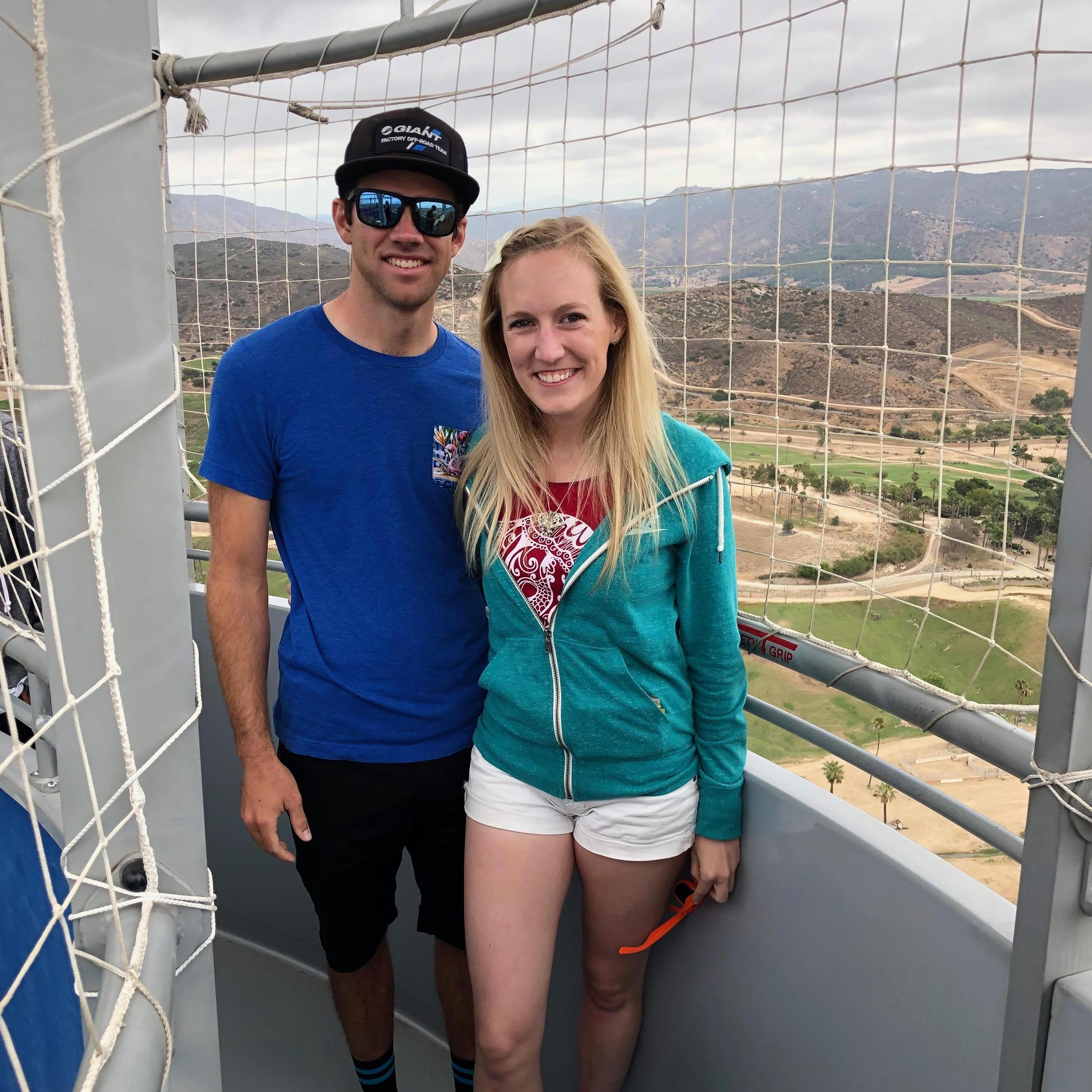 Visiting the Wild Animal Park in San Diego long before we moved.