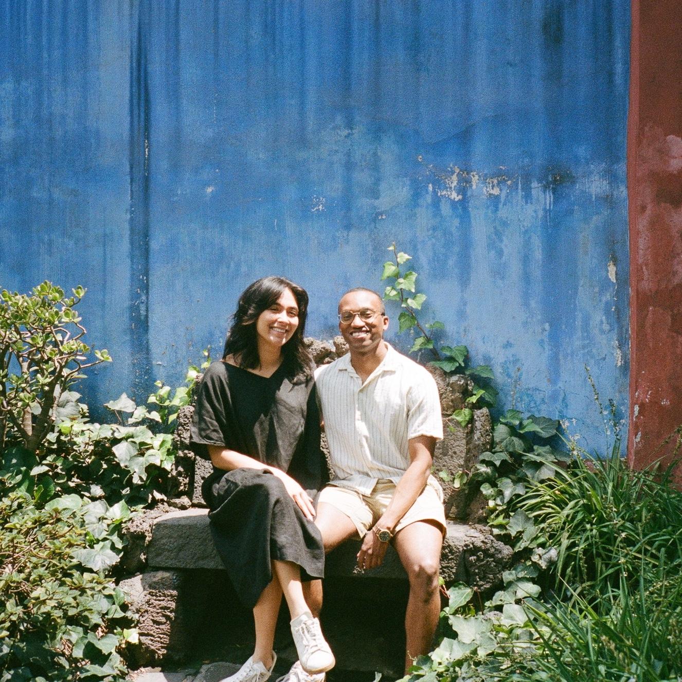 Our first international trip together in Mexico City - Featured is Frida Kahlo's home.