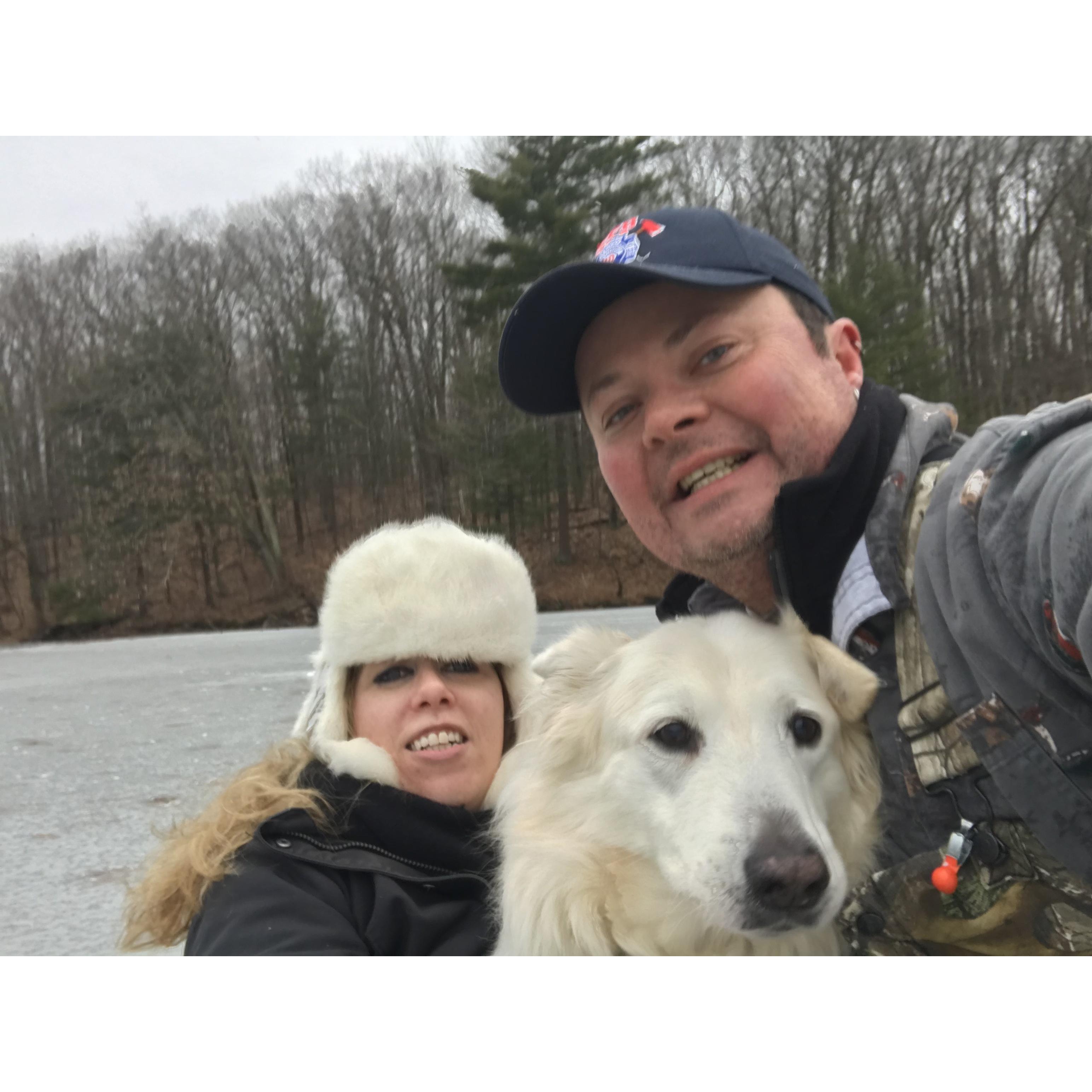 A moment in icefishing time.