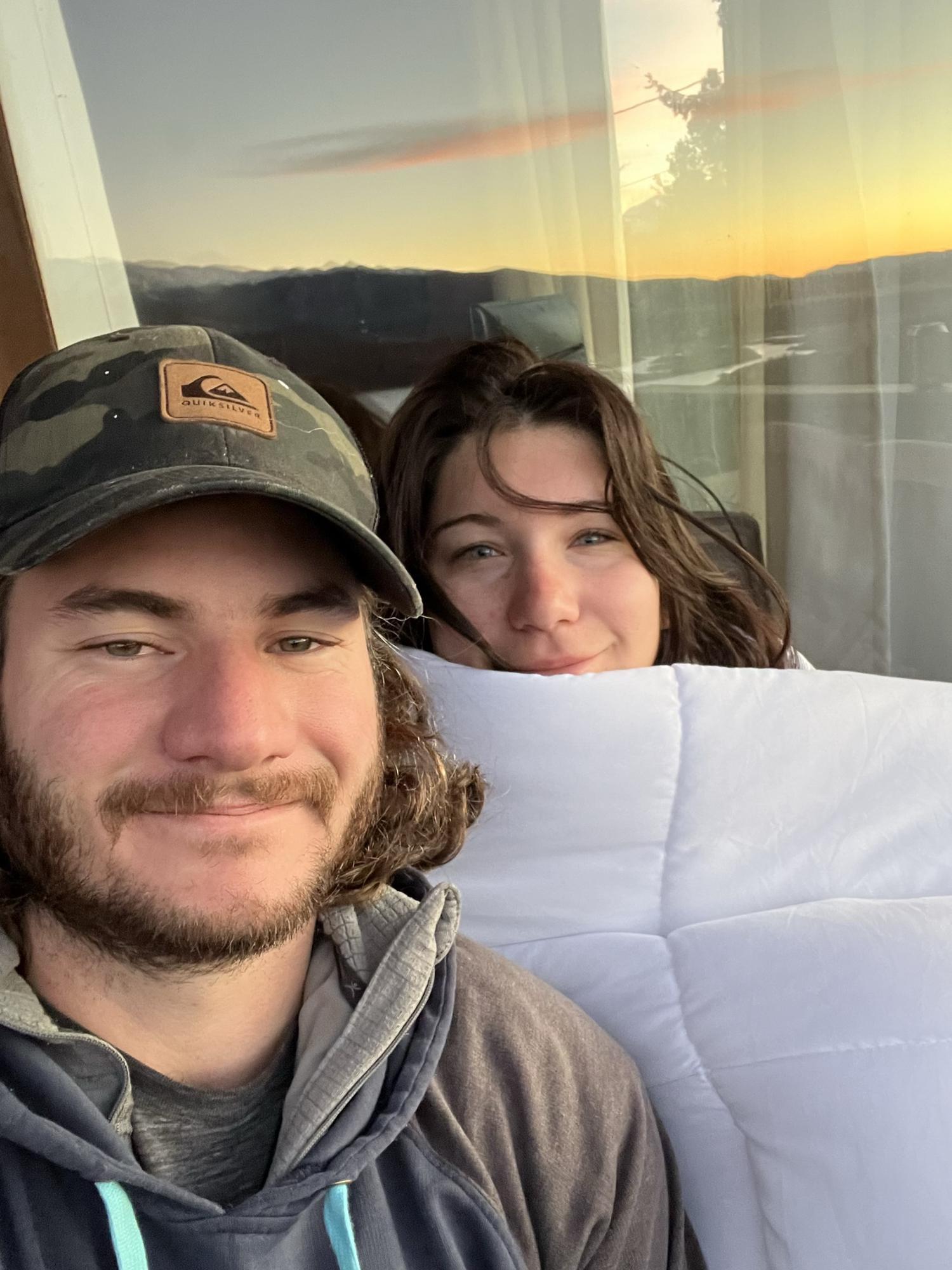 Bird and sunrise watching in a mountain getaway.
