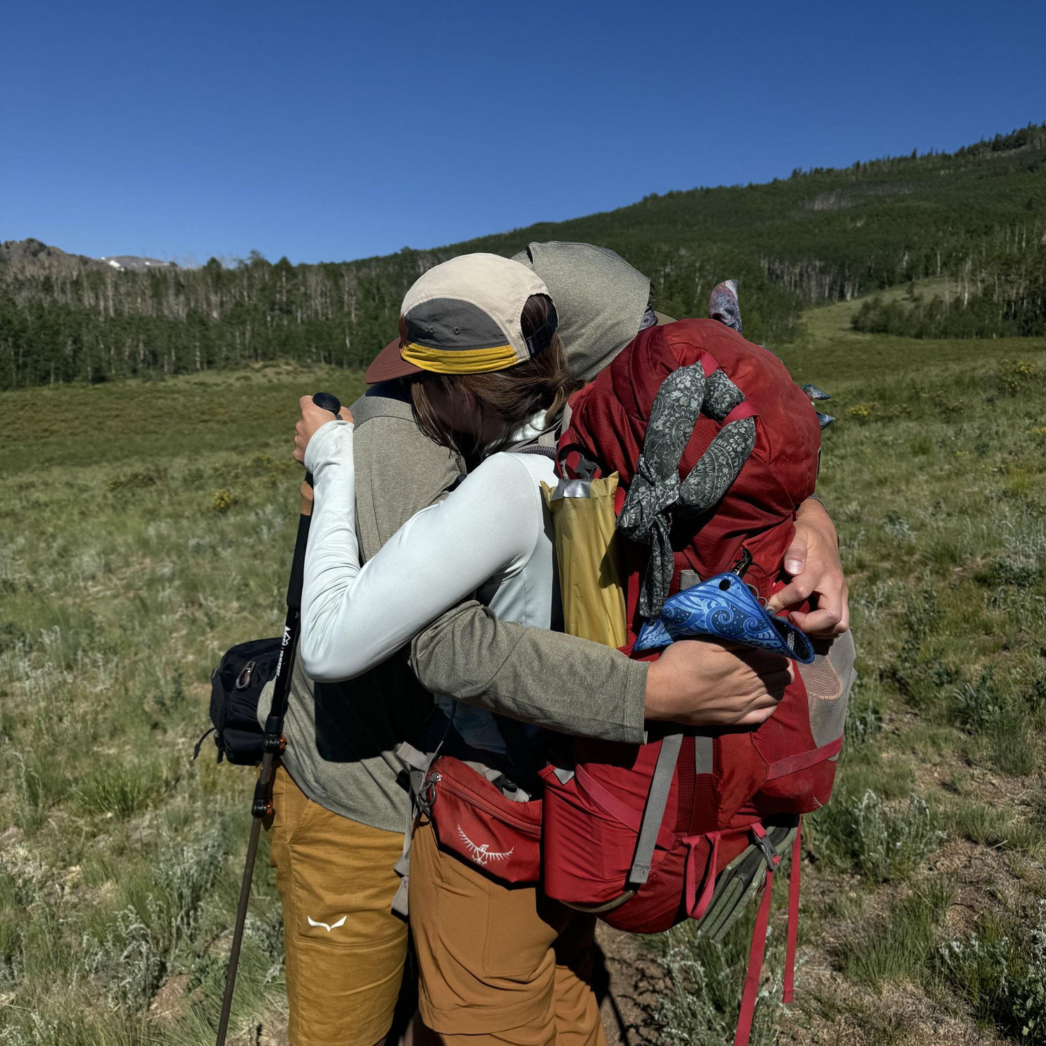 2024 Wes met Maddy and her mom Geri during their 6 weeks hiking the Colorado Trail