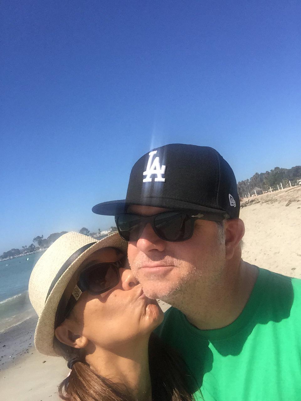 Walk of love at Doheny Beach, September 2015! ❤️