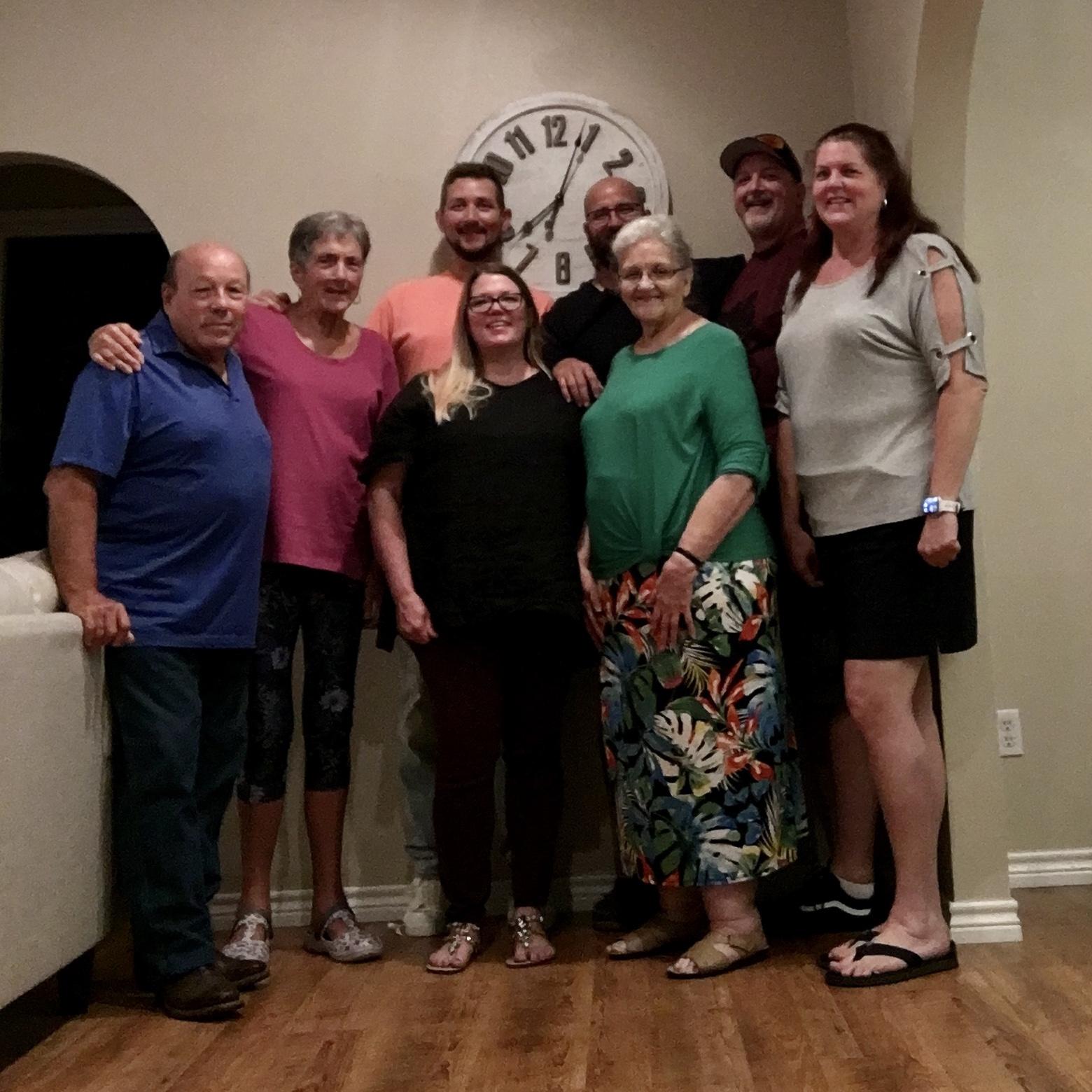 Family trip to TX. Our wedding angels Jimmy and Alice(Mom).