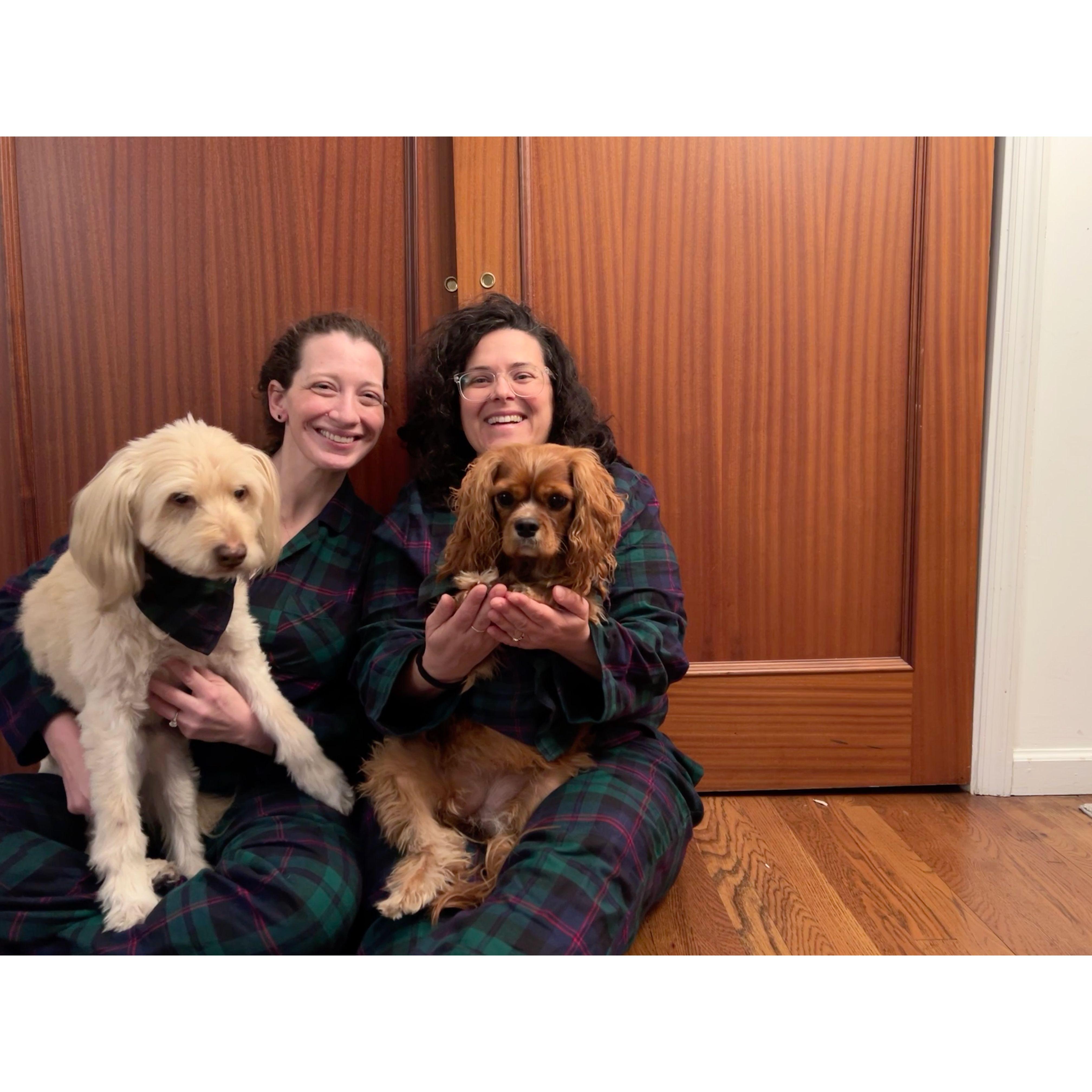 Matching PJs with the whole family