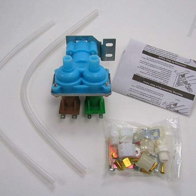 Edgewater Parts 2181730, AP5989758, PS11731255 Replacement Dual Water Valve Kit for Refrigerators with Water Dispenser and Ice Maker. Compatible w/Whirlpool