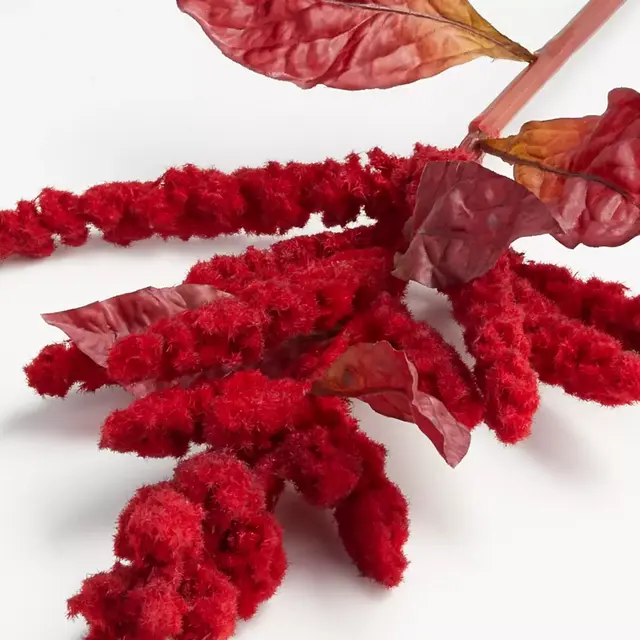 Crimson Artificial Amaranthus Stem