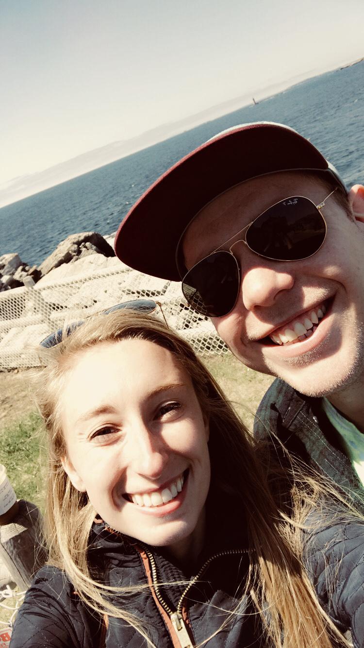 By the lighthouse in Portland