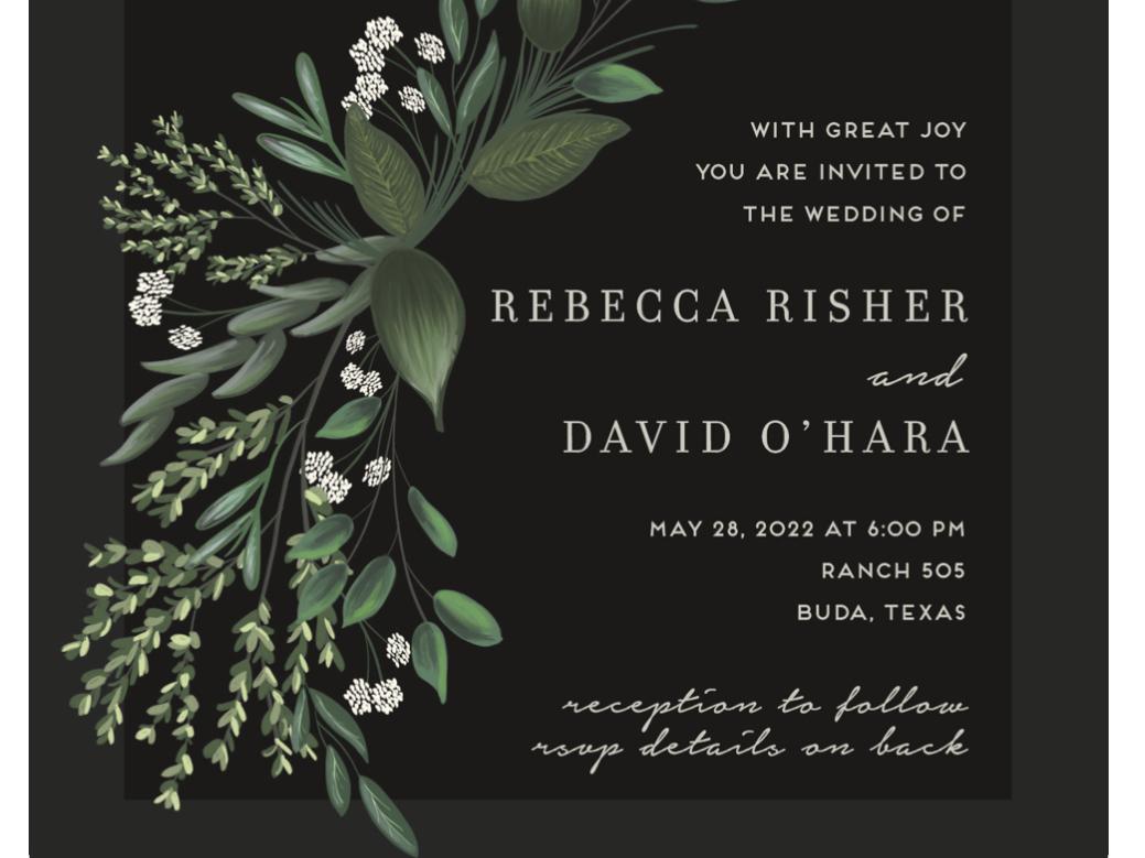 The Wedding Website of Rebecca Risher and David O’Hara
