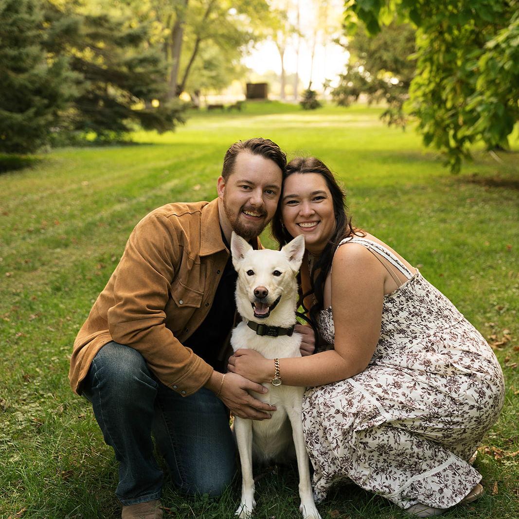 Family engagement photos at our favorite place, the cottage in Canada