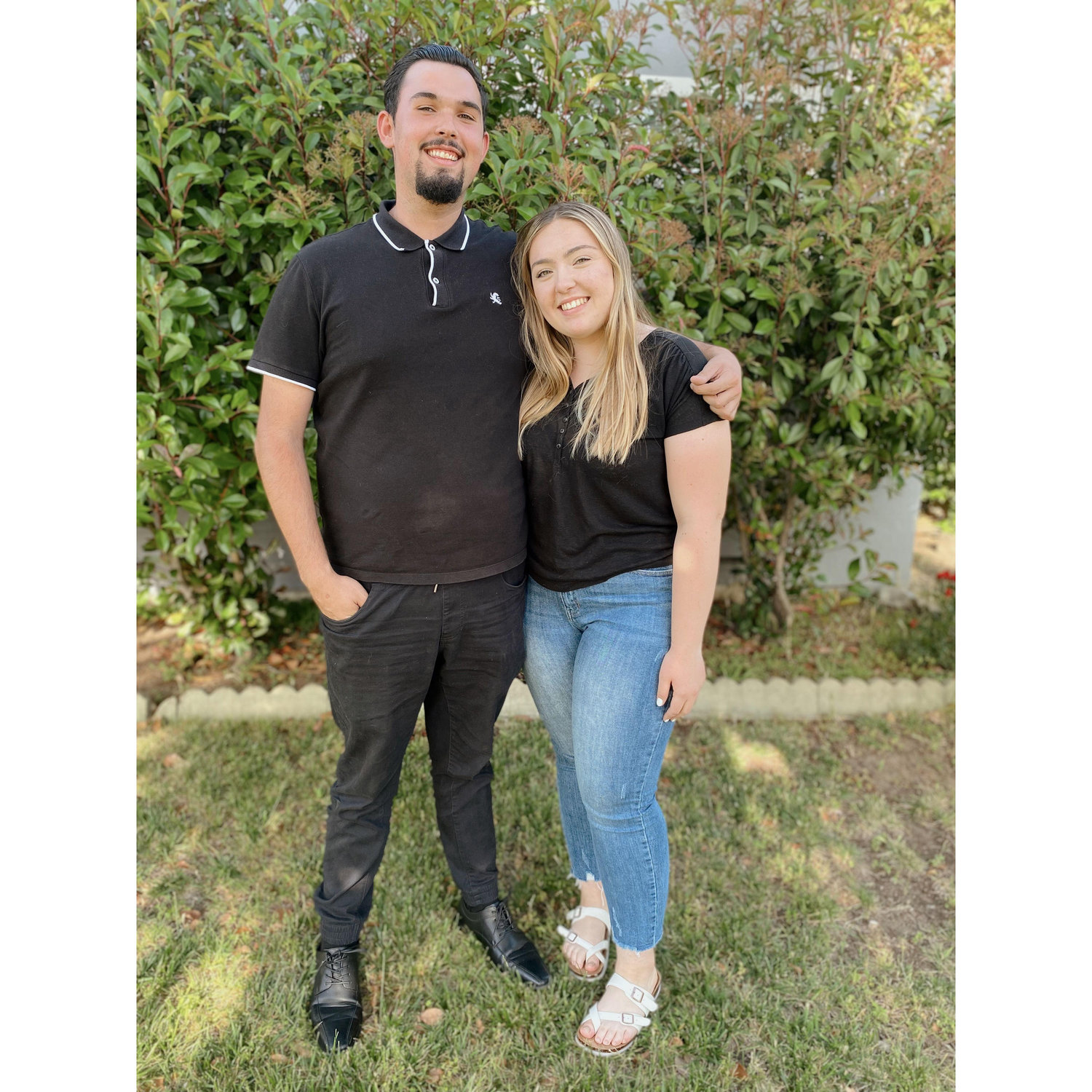 One of our first times meeting each other