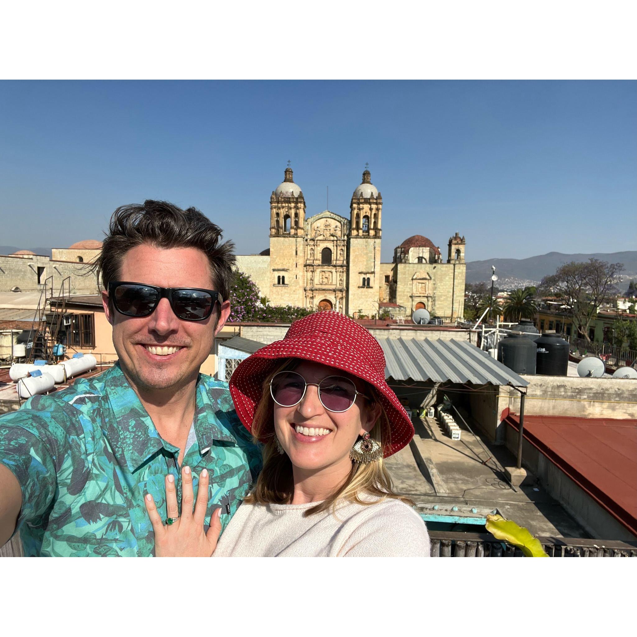 We visited Oaxaca in March 2022 for a wedding and realized we make great travel buddies. Check!
