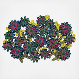 Florigraphie Passiflora Straw Table Mat