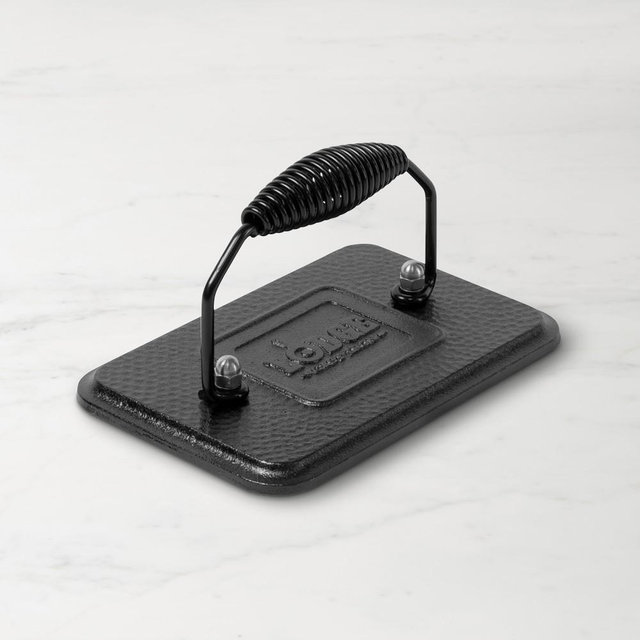 Lodge Seasoned Cast Iron Grill Press, 4 1/2" x 6 1/4"