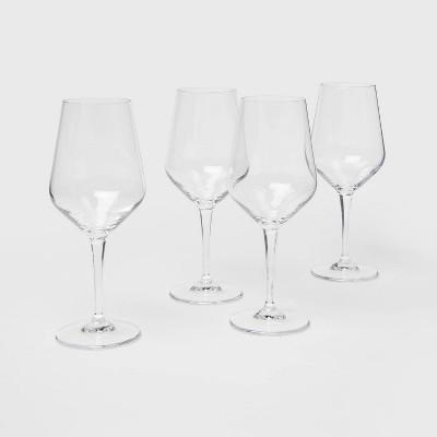 15oz 4pk Glass Atherton White Wine Glasses - Threshold™