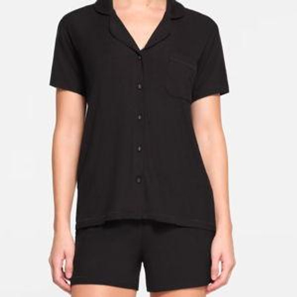 SOFT LOUNGE SHORT SLEEP SET | ONYX