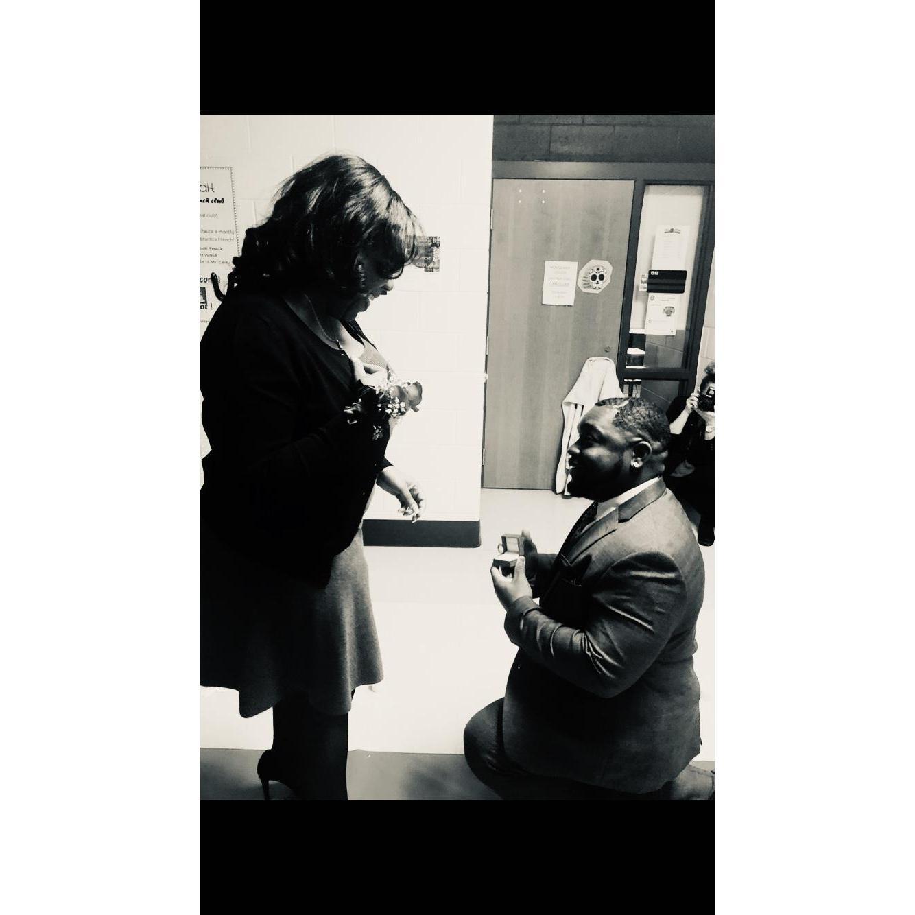 He proposed!